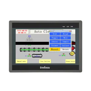 Coolmay QM3G-100FH Série 64 MB RAM PLC HMI tudo em um para controlador industrial Software Livre