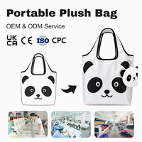 Breloque de sac en peluche personnalisée en tissu doux, jouet animal en peluche portable, mini pendentif en peluche pour sac à main et clés