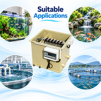 Filtre à tambour rotatif pour bassin à carpes koï Muyuaqua, filtre à tambour à micro-couche en PP pour système d'aquaculture en recirculation