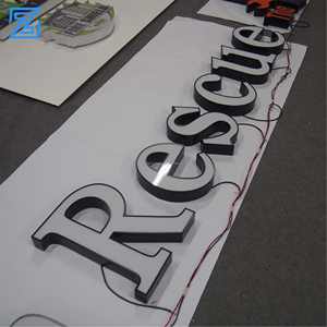 Tùy Chỉnh Hấp Dẫn 3d Acrylic Kênh THƯ QUẢNG CÁO Xây Dựng Thư Đăng Led Chiếu Sáng Đăng - Product Image 3