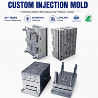 Fabricant de moulage par injection plastique, moulage ABS PP PC, service de moulage par injection personnalisé avec MOQ 1 pièce, tolérance 0,01-0,05 mm