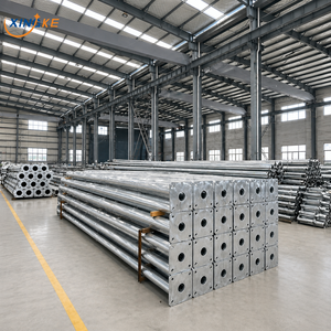 Mástil Galvanizado de 10m 11m para Línea de Producción, <span class=keywords><strong>Poste</strong></span> de Luz LED para Alumbrado Público en Kenia - Product Image 1