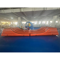 Planche à roulettes commerciale demi-tuyau rampe Airbag rampe d'atterrissage équipement d'entraînement de patin pour entraîneur de planche à roulettes