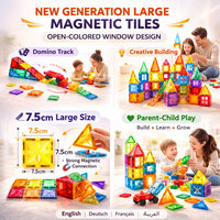 Un ensemble de blocs de construction magnétiques pour enfants qui améliore leurs compétences pratiques, favorise l'interaction familiale et soutient l'apprentissage créatif