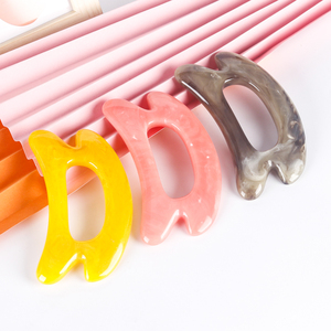 Скребок Гуаша из смолы для массажа, лимфодренажа и коррекции фигуры, массажер для лица с пчелиным воском, доска Гуаша для тела - Product Image 4