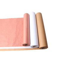 Rouleau de papier boucher kraft pêche pour l'emballage de la viande, le vieillissement à sec, la préparation de sandwichs et le papier à fumer pour barbecue