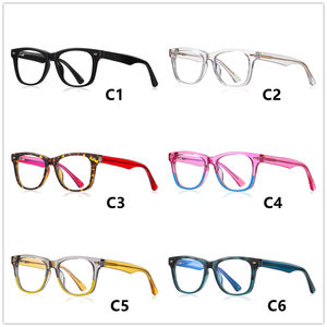 ตัวกรองแสงสีฟ้าแว่นตา TR90สำหรับเด็กใสสีแดงบานพับโลหะสำหรับใส่ในฤดูใบไม้ผลิ - Product Image 6