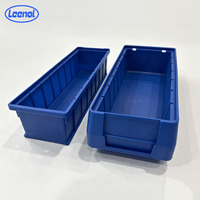 Boîte à composants empilable industrielle Leenol, boîte en plastique conductrice pour le stockage de composants IC et PCB
