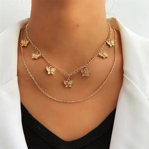 रेट्रो पंक शैली तितली दिल स्टार मून मल्टीलेयर महिला गहने थोक के लिए सेट - Product Image 3