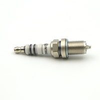 Bougie d'allumage en platine 4312 FGR9DDP +2 électrodes pour voitures Aveo Accent Corsa Optra