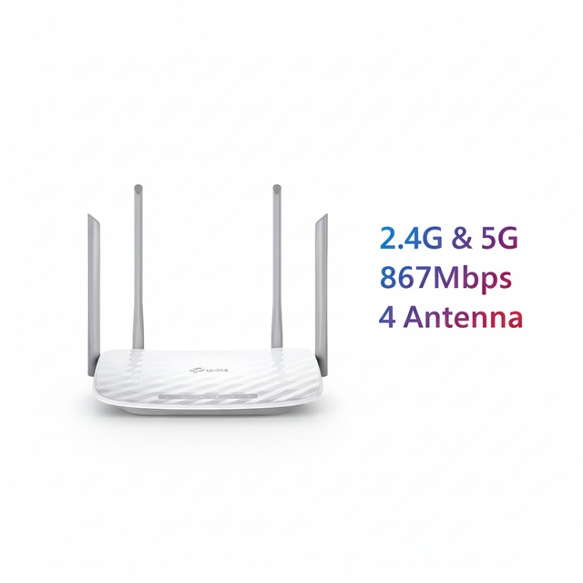 New Tenda Home Wireless Router 2.4G 5G AC900M 4 External Antennas English Firmware VoIP VPN QoS Firewall Openwrt WDS/WPS Support