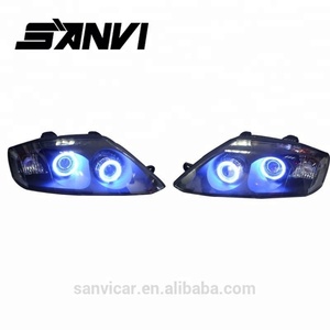 Hyundai-Coupe-2002-2005 Headlight Assembly with 5500k Headlight Bulbs Ballast and 2.5 Inch Projector Lens - Product Image 3