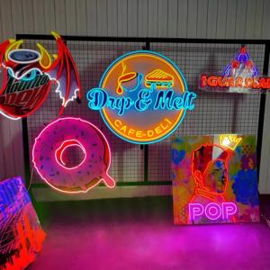 UV-gedruckte Leucht reklame Benutzer definiertes Logo Leucht reklame Einzigartige hand gefertigte LED-Neonlichter Business-Zeichen und Event-Wand kunst - Product Image 6