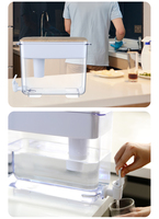 Accessoires de cuisine Distributeur d'eau de 27 tasses avec filtre standard sans BPA Dure deux mois ou 40 gallons Élimine les impuretés