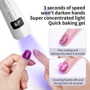 Lámpara de Uñas Mini de Secado Rápido, Compacta con 4 LED, Curado Eficiente de Gel, Batería Potente, Herramienta Portátil de Manicura OEM, Venta al Por Mayor - Product Image 3