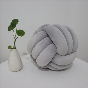 Phong Cách Bắc Âu Trung Quốc Hôn Bóng Đệm Màu Rắn Trang Trí Nội Thất Handmade Gối Trang Trí & Ném Gối - Product Image 5