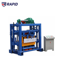 Machine semi-automatique de fabrication de blocs QT40-2 – Prix compétitif – Machine à briques creuses en béton – Matériel de pavage en ciment – Faible investissement
