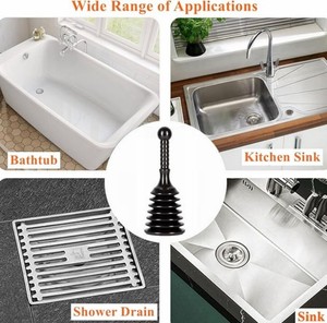 Disotturatore <span class=keywords><strong>per</strong></span> lavandini Master con ampio fusto a soffietto <span class=keywords><strong>per</strong></span> cucine, bagni, lavabi e vasche da bagno - Uso commerciale - Product Image 4