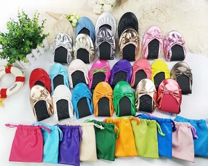 Zapatos planos <span class=keywords><strong>de</strong></span> <span class=keywords><strong>Ballet</strong></span> portátiles antideslizantes ligeros para mujer, <span class=keywords><strong>tela</strong></span> superior y plantilla <span class=keywords><strong>de</strong></span> goma/EVA para uso después <span class=keywords><strong>de</strong></span> la fiesta - Product Image 6