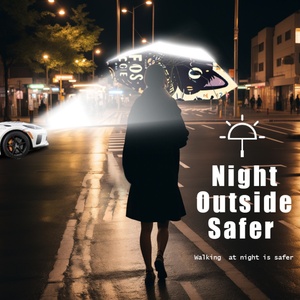 Customized Glitter Effect Laser Magic Change Color Reflective Multi Color Holographic Umbrella Leather Handle Auto Open Parasol - Product Image 4