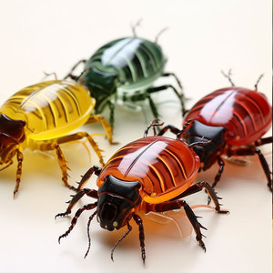 Simulated Insect <b>Toy</b> Set Silicone Soft Body Lifelike <b>Cat</b> <b>Interactive</b> Plaything Manual Operation For <b>Cats</b> - Product Image 1