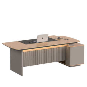 Chất Lượng Cao Hiện Đại Tối Giản Đơn Giản Bàn Văn Phòng Sang Trọng Bằng Gỗ Bàn Văn Phòng Cho Người Quản Lý Luật Sư CEO Bàn Văn Phòng - Product Image 5