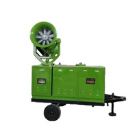 Canon à eau de désinfection et désodorisation pour station de traitement des déchets Zhenton, alimenté à l'essence, en acier inoxydable, portée 30m, avec moteur/boîte de vitesses