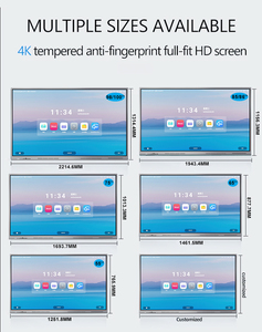 Nhà Máy Giá 4K 65 75 85 98 110 Inch Màn Hình Cảm Ứng Đa Ngôn Ngữ LCD Thông Minh Tnteractive Bảng Android Bảng Tương Tác - Product Image 2
