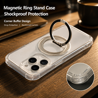 Étui de téléphone personnalisé en TPU+PC magnétique pour la série 17, coque arrière antichoc avec design de couleur unie