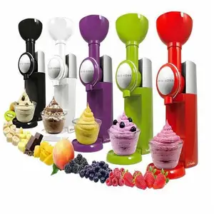 Mini helados pequeños portátiles para el hogar, máquina de hacer helados caseros de arroz, frutas suaves