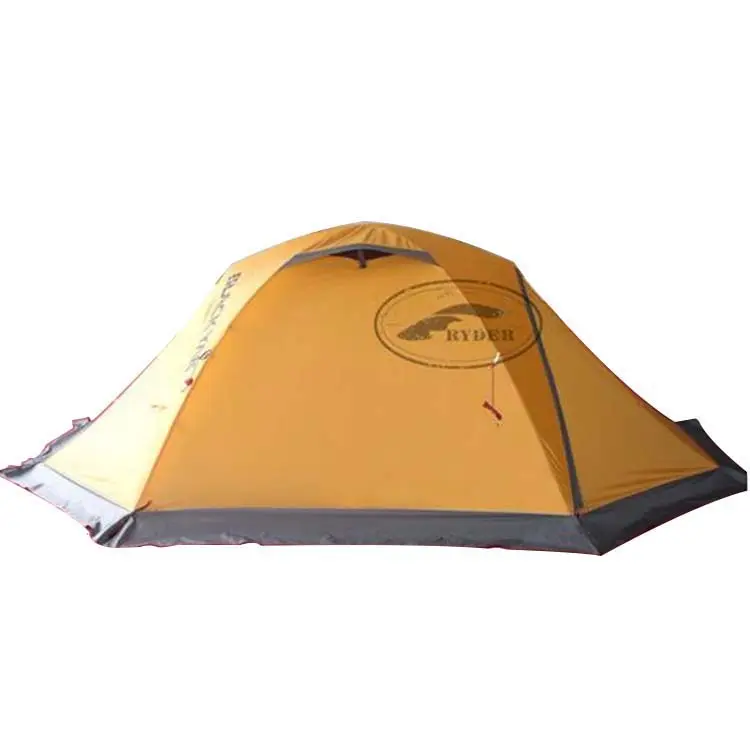 Custom Gedrukt 4 Seizoen Aluminium Frame Uitgebreide Dome Tent Met Sneeuw Rok Waterdicht Naad Taping Draagbare Voor Camping Avontuur