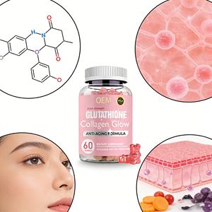 Gomitas de Glutatión, 60 Unidades, Apoyo para Aclarar la Piel, Fabricante OEM, Antioxidante, Desintoxicante Hepático, Suplemento Masticable para un Brillo Radiante - Product Image 1