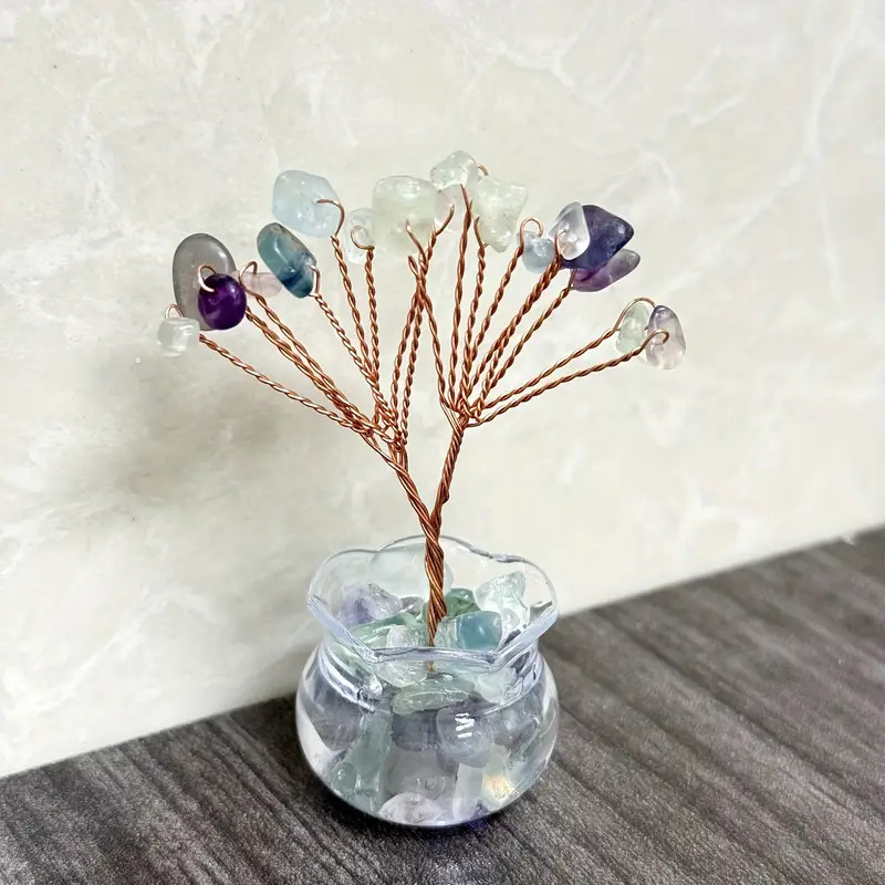 Petit arbre souhaitant fluorite