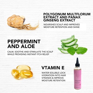 Cura del cuoio capelluto massaggiatore antiforfora per cuoio capelluto olio per capelli etichetta per bottiglia di olio per capelli stampata personalizzata olio per capelli biologico - Product Image 4
