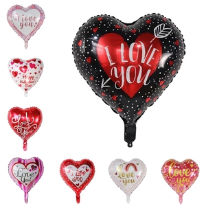 Ballons à hélium coeur d'amour rouge 18 pouces pour décoration de fête de mariage ballon de saint-valentin - Product Image 3