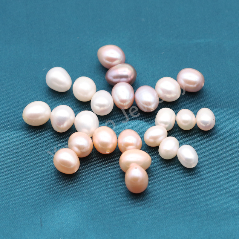 Wholesale AAA Round White Half Hole