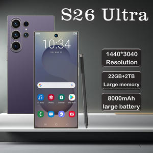 Teléfonos Inteligentes S26 Ultra con Gran Memoria, 22GB+2TB, Doble SIM, <span class=keywords><strong>72</strong></span>+108MP, Desbloqueo Facial, Android 15, <span class=keywords><strong>5G</strong></span> - Product Image 1