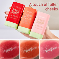 Stick de maquillage 3-en-1 crème : Blush, Rouge à lèvres et Fard à paupières crémeux, végétalien et waterproof