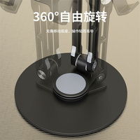 Support de tablette en aluminium robuste, pivotant à 360°, bras long, réglable en hauteur, support de téléphone de bureau avec pince pour iPad 12.9