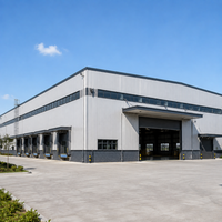 Structure en acier pour entrepôt, vente directe, galvanisation à chaud, cadre anti-corrosion pour un assemblage facile et une construction rapide