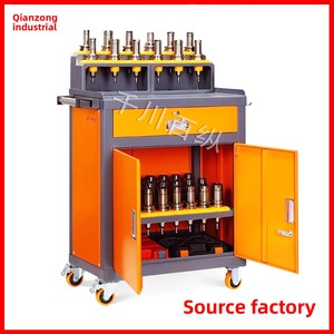Mesa auxiliar para centro de mecanizado CNC, <span class=keywords><strong>cambiador</strong></span> de herramientas con bloqueo BT30/BT40, mesa de ajuste, marco de herramientas, modelo QZ-DJG, China continental - Product Image 2