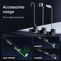 Mini Cámara Boroscópica con Pantalla IPS de 4.3 Pulgadas, Lente de 8.5mm con Enfoque Fijo, Cable de 10M, CMOS, IP67 Impermeable, Gran Angular, Industrial
