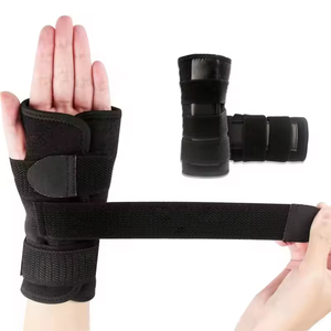 Soporte Ergonómico <span class=keywords><strong>de</strong></span> <span class=keywords><strong>Neopreno</strong></span> <span class=keywords><strong>de</strong></span> Perfil Bajo para Muñeca <span class=keywords><strong>con</strong></span> Palma Abierta y Cierre <span class=keywords><strong>de</strong></span> Gancho y Bucle para Uso Diario en Verano - Product Image 3