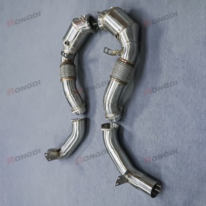 Collecteur d'échappement 3''N63 avec catalyseur pour BMW M850I M550i G14/G15/G16/G11/G12 3.0T en acier inoxydable 304 - Product Image 6