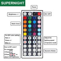 ESann-Controlador remoto inalámbrico IR de 4 pines para tira de luces LED RGB 5050 2835 3528