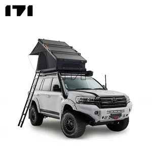Tente supérieure de voiture confortable, 3 personnes, tente de camping de voiture, tentes de toit de voiture à vendre avec moustiquaire