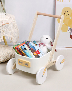 Nouveaux accessoires pour bébé <span class=keywords><strong>Chariot</strong></span> <span class=keywords><strong>de</strong></span> <span class=keywords><strong>marche</strong></span> Exercice d'équilibre Apprentissage anti-renversement Jouets en bois pour bébé 0-12 mois Jouet pour enfants Garçons Filles - Product Image 3
