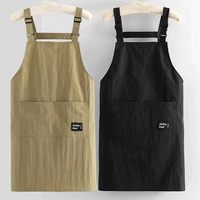 Tablier unisexe tendance, léger, imperméable et réglable, pour café, barbier, cuisine, bar, serveur, serveuse, uniforme de travail, vente en gros