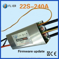 Contrôleur de vitesse de moteur brushless Flier 12S ESC 240A 48V pour jouet radiocommandé, contrôleur de moteur UAV