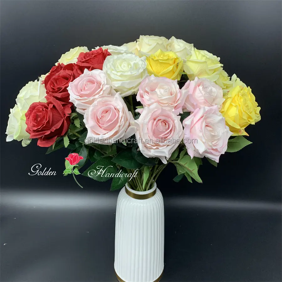 Single Rose Flowers Artificial Flowers Rose For Wedding Rose